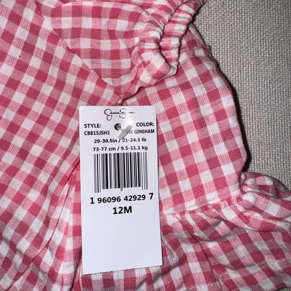NWT Jessica Simpson Baby Girls 2 Pc Skort Set Size 12M - Picture 6 of 6